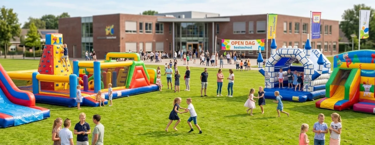 Open dag organiseren met Springkussenverhuur Haarlem