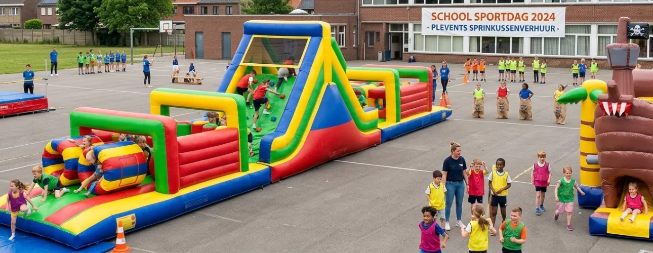 Sportdag organiseren met Springkussenverhuur Haarlem